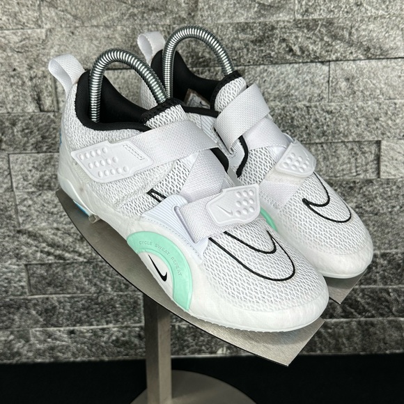 Nike SuperRep Cycle 2 Next Nature White / Mint Foam - W6 - Picture 2 of 9